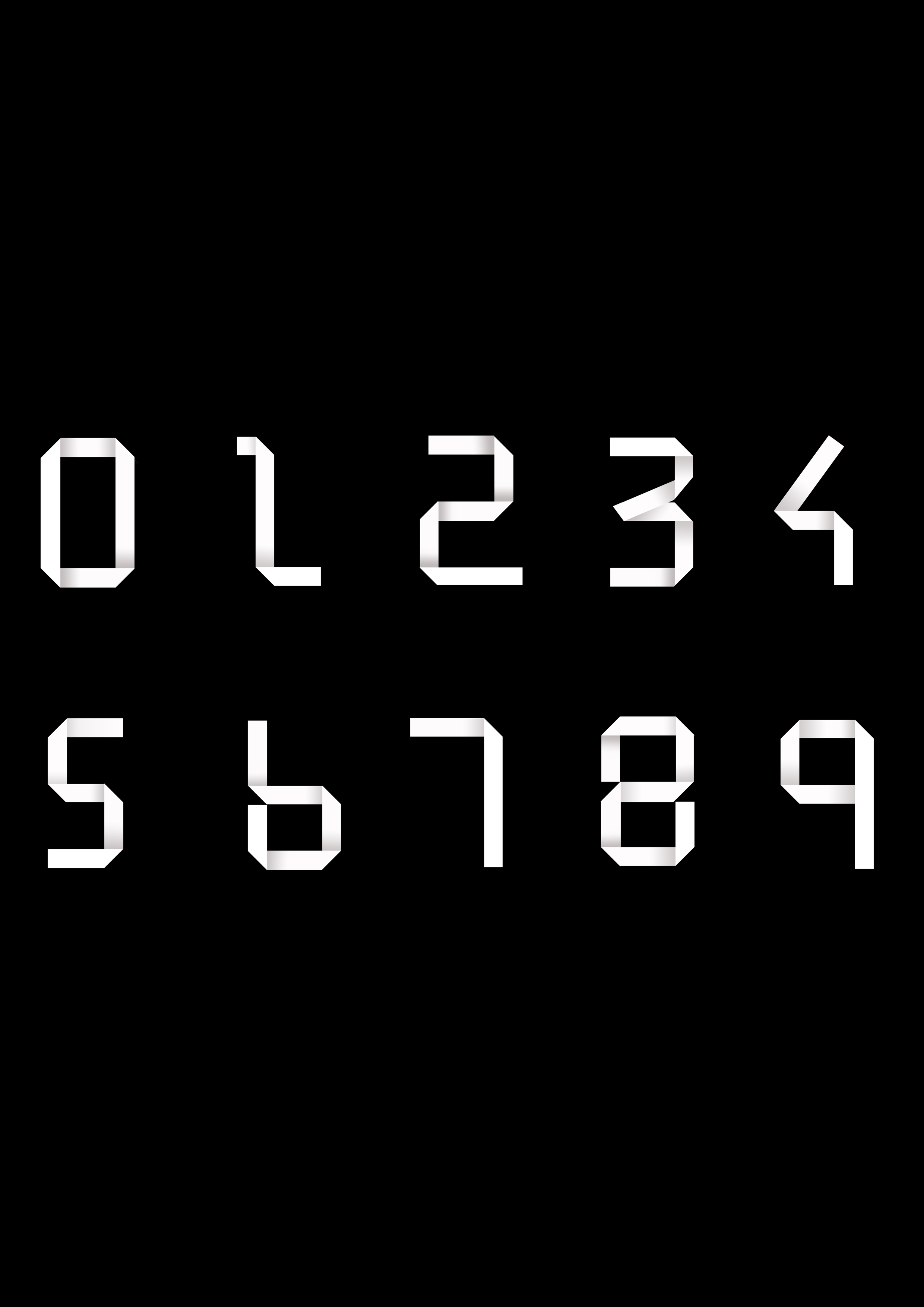 数字字体设计