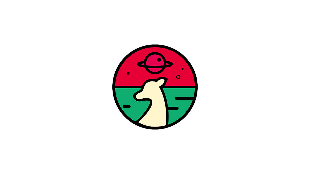 网红小岛麓客岛logo及活动形象