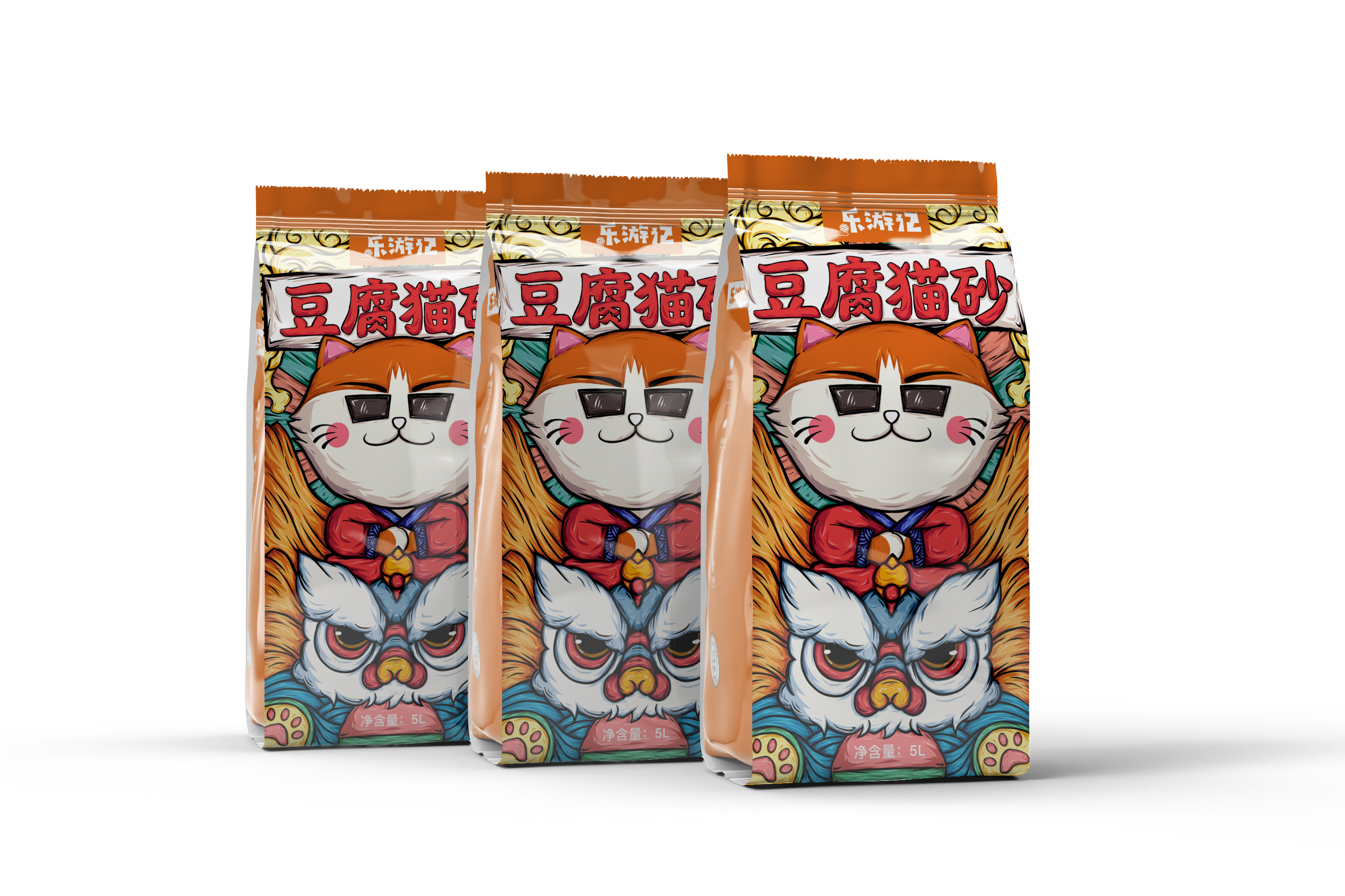 豆腐貓砂包裝2