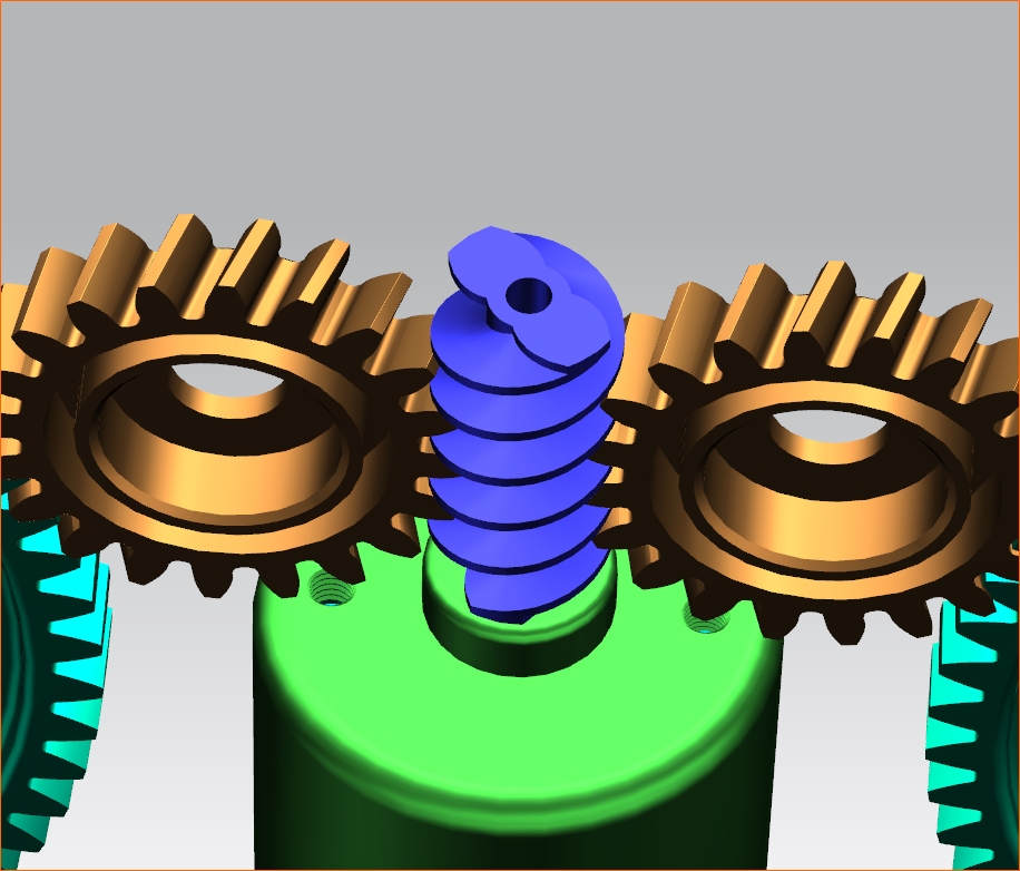 双头蜗杆蜗轮传动齿轮箱设计